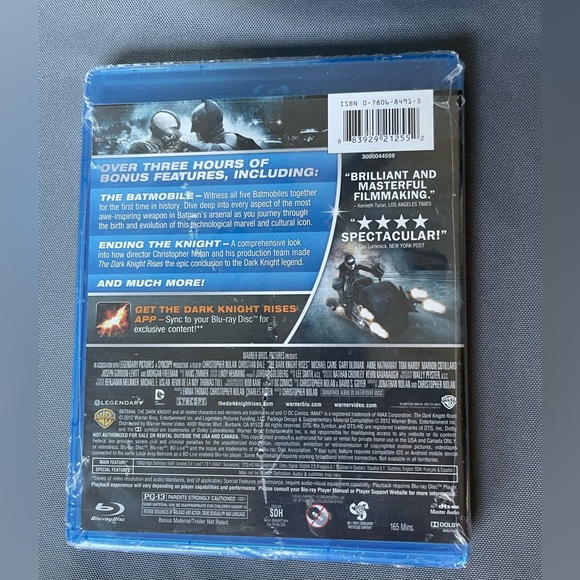 The Dark Knight Blu Ray DVD brand new never opened - Picture 3 of 3